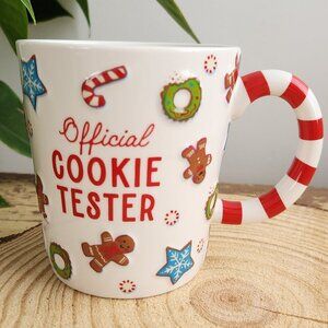 Wondershop At Target Stoneware Holiday Coffee Cup Mug Official Cookie Tester